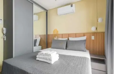 Edificio think home alameda barros, santa cecilia- apartamento de 24m² com 1 dormitório, 1 banheiro