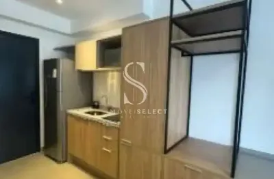 Condominio on jurupis em indianópolis, studio mobiliado de 26,25m² com 1 dormitório, sem vaga.