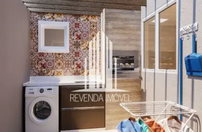 Cobertura com 91m², 2 dormitórios, banheiro, sala, cozinha, área de serviço, 2 vagas, santo andré, sp