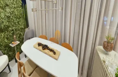 Condomínio vis vila mascote - apartamento garden de 90m² com 2 dormitórios, suíte, 2 banheiros e vag