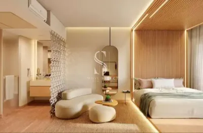 Condomínio verso alameda santos na cerqueira cesar - studio 23,72m2 com 1 suíte e 1 banheiro