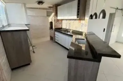 Cobertura - 3 dormitórios , 1 suite , 1 sala , 2 banheiros , 1 vaga de garagem - vila alzira - santo andré -