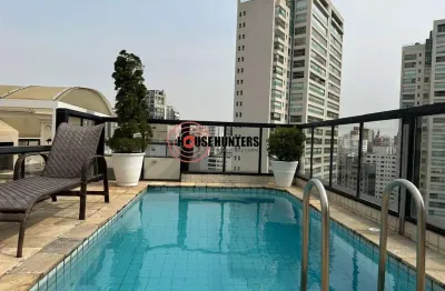 Cobertura com 3 dormitórios para alugar, 241 m²  - vila nova conceição - são paulo/sp