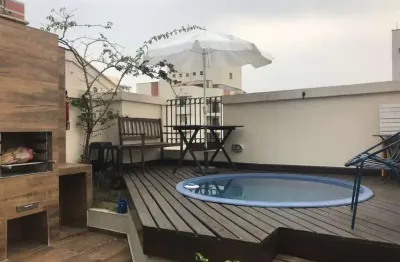 Cobertura com 1 dormitório para alugar, 98 m² por r$ 5.900,00/mês - pinheiros - são paulo/sp