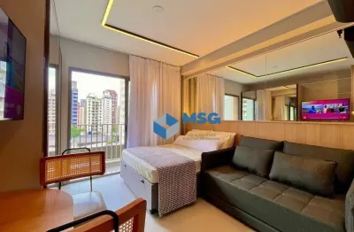 Studio Mobiliado no Condomínio Voxx Itaim | Pronto para Uso Imediato