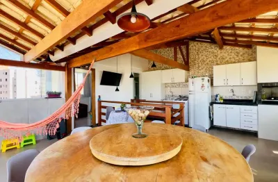 Cobertura duplex, 3 quartos 2 suítes, 2 vagas, espaço gourmet, elevador, Jardim Liú