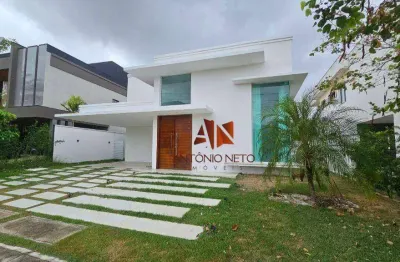 Alphaville ceará 2 - casa duplex com 4 quartos para alugar, 230 m² por r$ 11.000/mês - cidade alpha - eusébio/ce