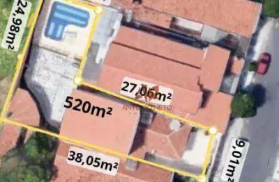 Terreno à venda, 520 m² por r$ 690.000,00 - parangaba - fortaleza/ce