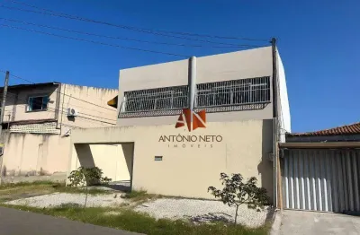 Casa com amplo deck e 4 dormitórios à venda, 273 m² por r$ 590.000 - cidade dos funcionários - fortaleza/ce
