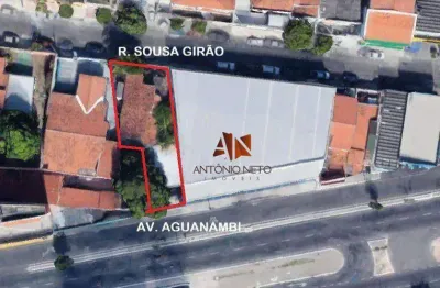 Terreno à venda, 389 m² por r$ 850.000,00 - fátima - fortaleza/ce