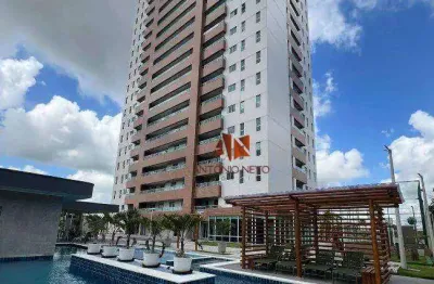 Madri residence - apartamento com 3 quartos  à venda, 77 m² por r$ 740.000 - centro - eusébio/ce