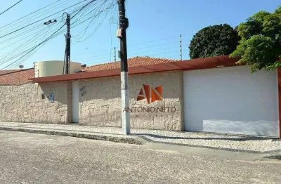 Casa plana com 4 quartos à venda, 891 m² de terreno - lago jacarey- fortaleza/ce