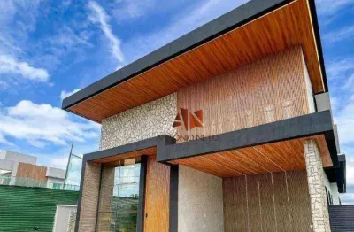 Casa duplex com 5 suítes à venda, 373 m² por r$ 3.850.000 - cidade alpha - eusébio/ce