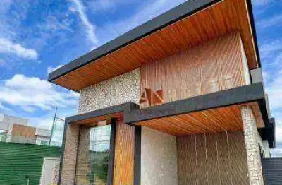 Casa à venda, 373 m² por r$ 3.850.000 - alphaville ceará 2 - eusébio