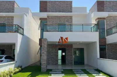 Residencial ebenezer - casa duplex com 3 quartos plenas à venda, 207 m² por r$ 959.000 -  eusébio/ce