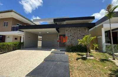 Jardins do lago - casa plana com 3 quartos à venda, 151 m² por r$ 1.200.000 - urucunema - eusébio/ce