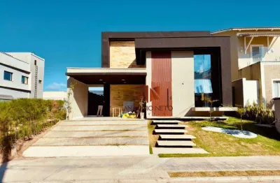 Casa com 4 dormitórios para alugar, 240 m² por r$ 12.501,00/mês - alphaville eusébio - eusébio/ce