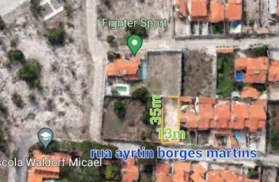 Terreno para alugar, 455 m² por r$ 2.000,00/mês - água fria - fortaleza/ce