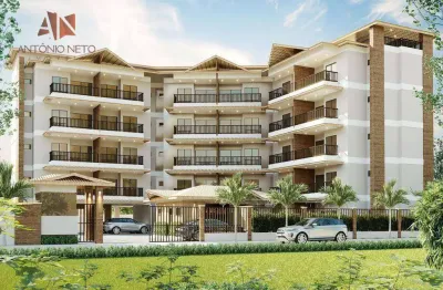 Mandala beach residence - apartamento com 2 quartos à venda, 67 m² por r$ 650.000 - porto das dunas - aquiraz/ce