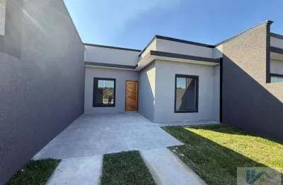 Casa para venda em araucária, capela velha, 3 dormitórios, 1 banheiro, 2 vagas