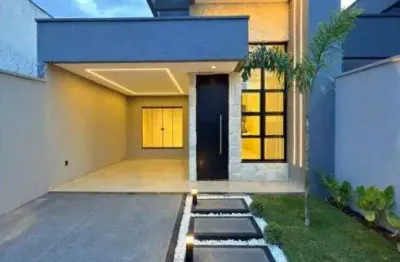 Casa para Venda em Aparecida de Goiânia, Jardim Helvécia, 3 dormitórios, 1 suíte, 3 banheiros, 4 vag