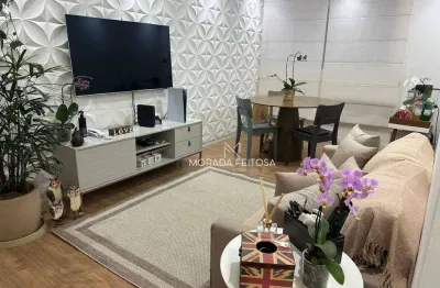 Apartamento com 2 dormitórios à venda, 58 m² por R$ 290.000,00 - Jardim Laone - São Paulo/SP