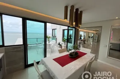 Cobertura linear beira-mar candeias | 200 m² | 3 quartos sendo 2 suítes | vista panorâmica definitivo