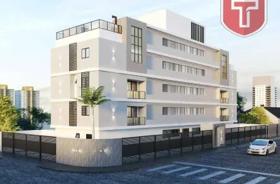 Cobertura à venda, 101 m² por r$ 475.000,00 - altiplano cabo branco - joão pessoa/pb
