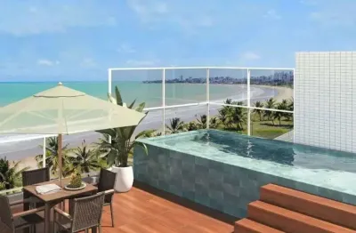Flat com 1 dormitório à venda, 19 m² por r$ 335.000,00 - intermares - cabedelo/pb