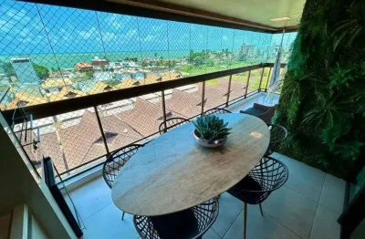 Apartamento com 4 dormitórios à venda, 130 m² por r$ 1.690.000,00 - camboinha - cabedelo/pb
