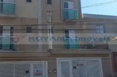Cobertura com 2 dormitórios à venda, 73 m² - vila junqueira - santo andré/sp