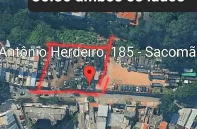 Terreno à venda na Rua Antônio Herdeiro, 185, Sacomã, São Paulo