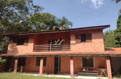 Chácara à venda - 6 quartos - 5.138m² a.t. - 219m² a.c. - r$ 400.000,00 - bairro pau arcado - campo limpo paulista/sp