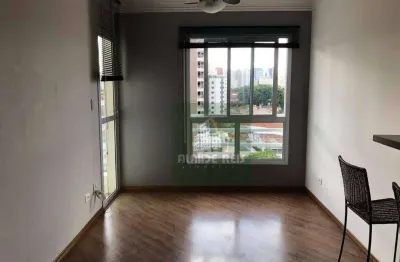 Apartamento com 1 dormitório para alugar, 40 m² por R$ 3.797,69/mês - Mirandópolis - São Paulo/SP