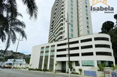Excelente e impecável sala comercial duplex. cobertura. por r$ 800.000 ou aluguel por r$ 4.770/mês - valongo - santos/sp