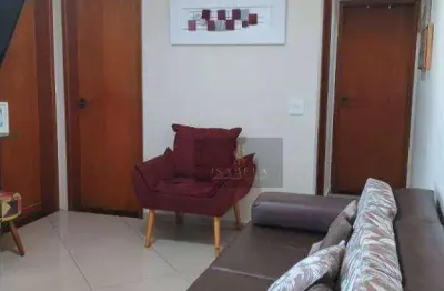 Cobertura com 3 dormitórios à venda, 128 m² por r$ 750.000 - jardim santo antônio - santo andré/sp