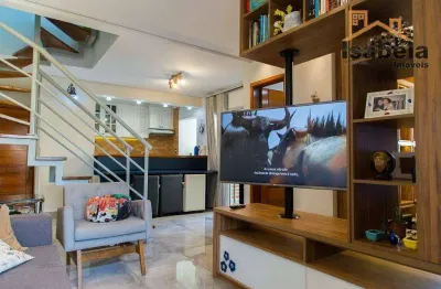 Cobertura ao lado do metrô com 2 dormitórios à venda, 90 m² por r$ 963.000 - chácara inglesa - são paulo/sp