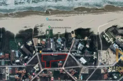 Terreno à venda, 7109 m² por r$ 6.300.000,00 - porto das dunas - aquiraz/ce