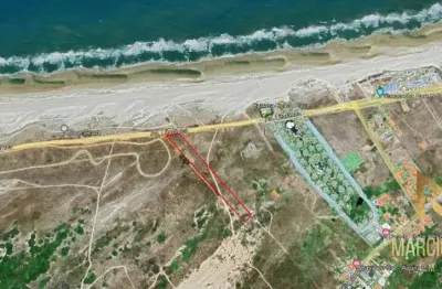 Terreno à venda, 12300 m² por r$ 9.225.000,00 - porta das dunas - aquiraz/ce