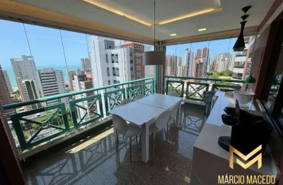 Apartamento com 3 suítes à venda, 205 m² por r$ 1.880.000 - meireles - fortaleza/ce