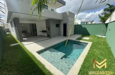 Casa com 4 suítes à venda, 266 m² por r$ 1.690.000 - cidade alpha - eusébio/ce
