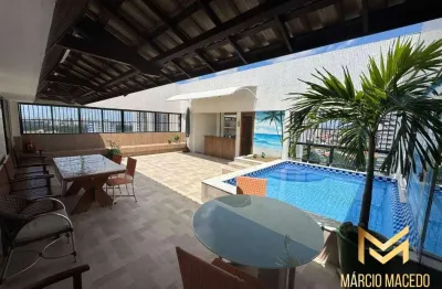 Cobertura com 4 suítes à venda, 240 m² por r$ 900.000 - dionisio torres - fortaleza/ce