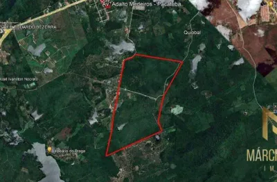 Terreno à venda, 3400000 m² por r$ 68.000.000,00 - alto do são joão - pacatuba/ce