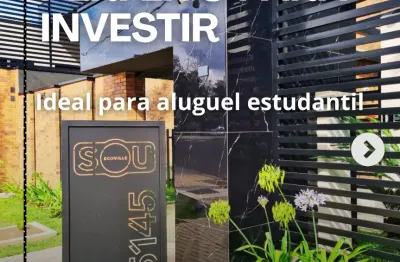 Apartamento para gerar renda no Ecoville, novo e semi-mobiliado