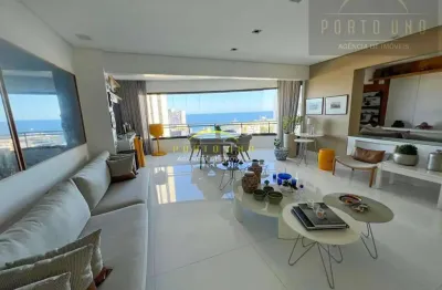 Apartamento 3 suítes com vista mar em ondina - 206m², lazer completo e 4 vagas de garagem