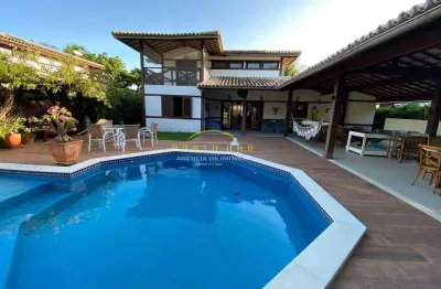 Casa 4 suítes à venda em condomínio fechado em praia do forte! localização privilegiada! próximo a