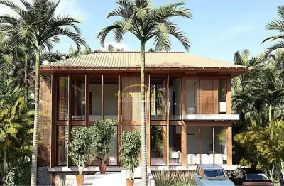 Oportunidade exclusiva em imbassaí – casa de luxo à venda na planta, em condomínio pé na areia!