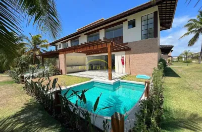 Bangalô 4 quartos no imbassai privilege com praia, lazer completo e segurança em imbassaí