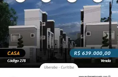 Casa com 3 quartos para alugar na Rua Rodolfo Bernardelli, Uberaba, Curitiba