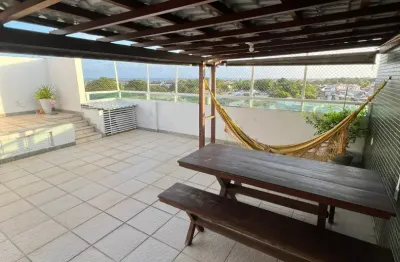 Cobertura Vista Mar com Piscina Privativa - Buraquinho, Lauro de Freitas.